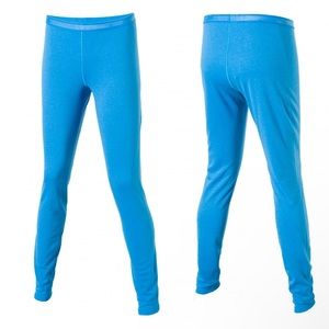 (L) Patagonia Capilene 3 Midweight Layering Pants Heathered Bright Blue Large